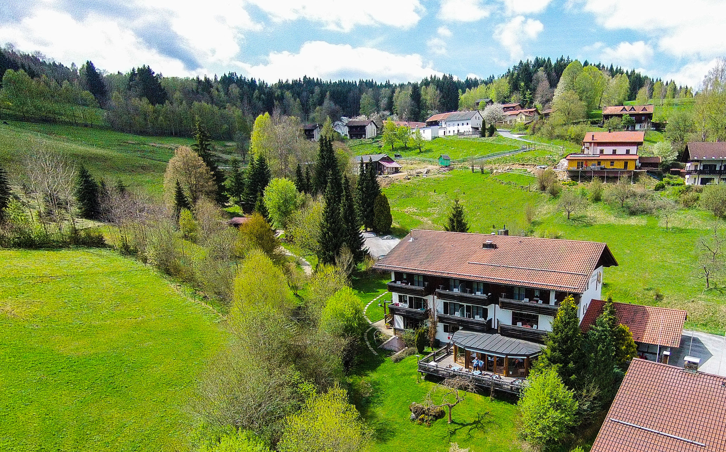 Anfahrt nach Frauenau im Bayerischen Wald